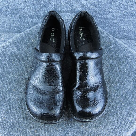 Born Concept Women Clog Shoes Black Synthetic‎ Slip On Size 7.5 Medium - Picture 3 of 9